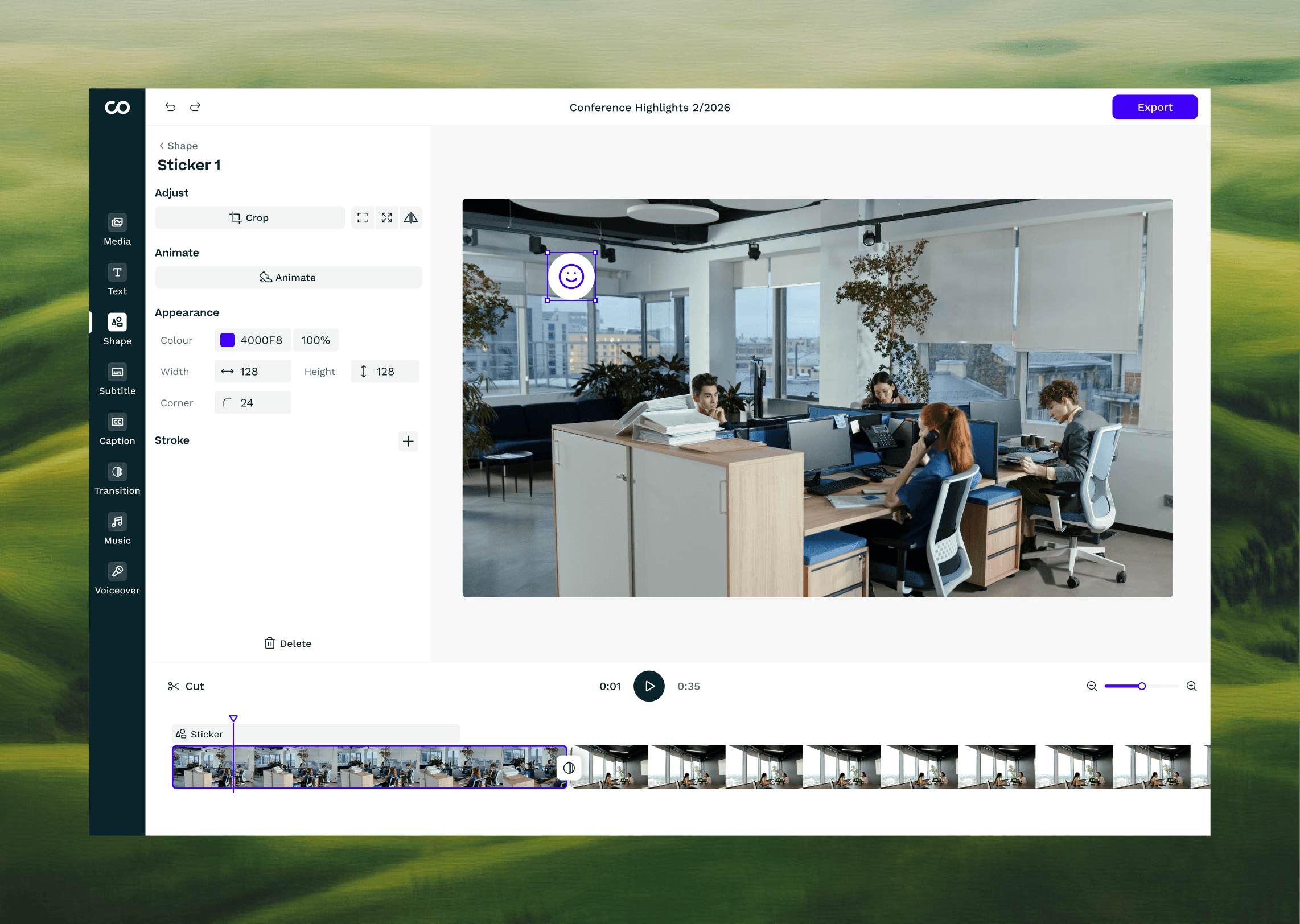 Video editor hero image